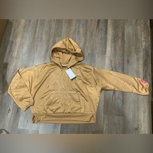 NWT Nike “Can’t Be Defeated” Oversized Hoodie Gold DH7356-722 Women’s XL